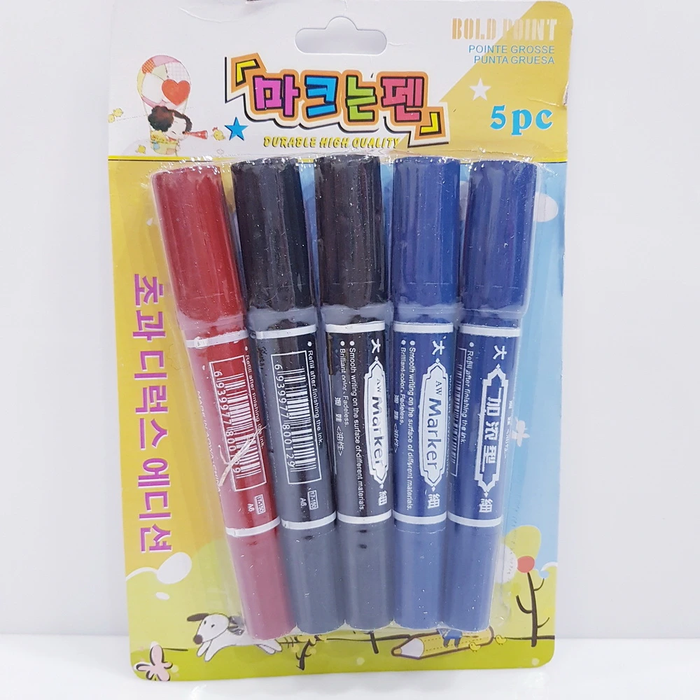 ปากกาเคมี 5 แท่ง