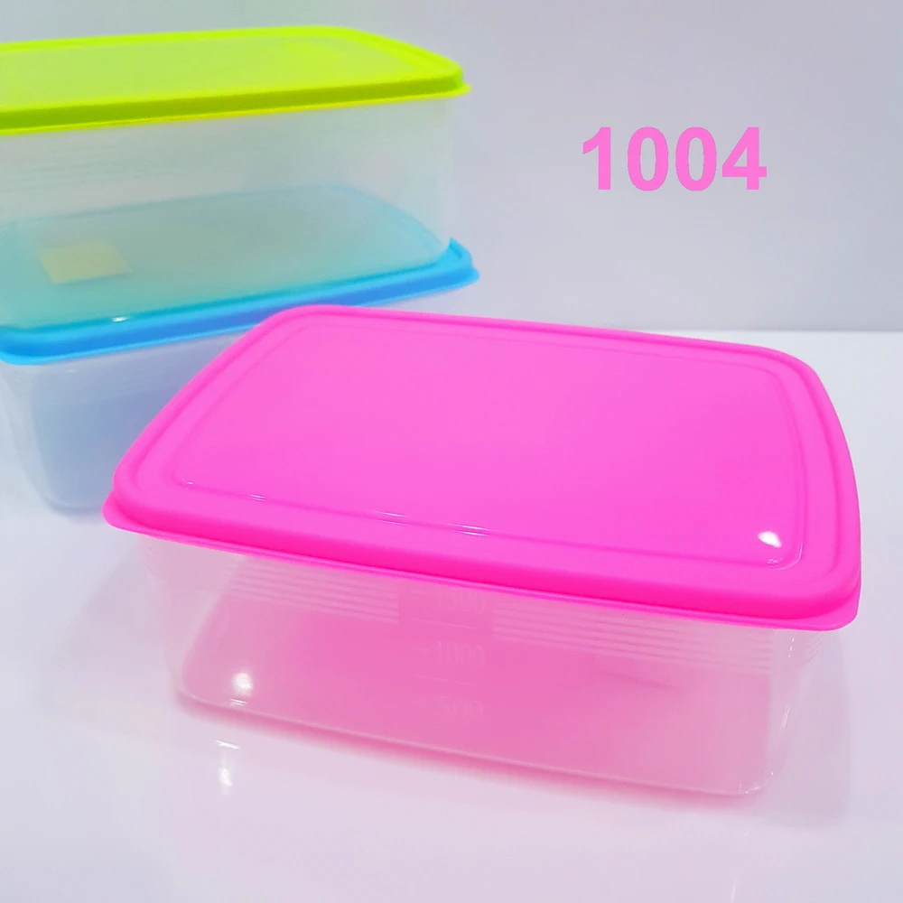 1004 กล่องสี่เหลี่ยมผืนผ้า 2 ลิตร 15.5x21x8 ซม.(4 โหลๆ ละ 205)