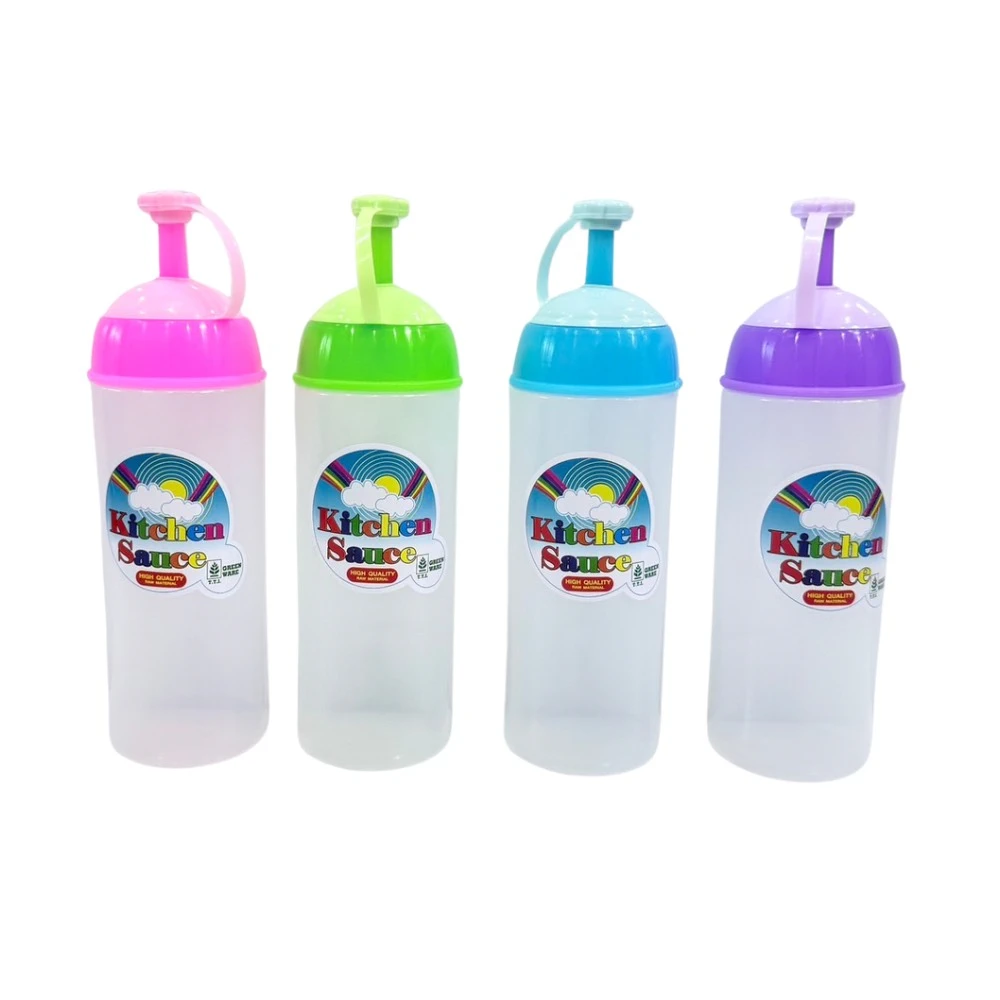 1105 ขวดซอสเล็ก สีใส ธารทิพย์ (24 โหลๆ ละ 100)