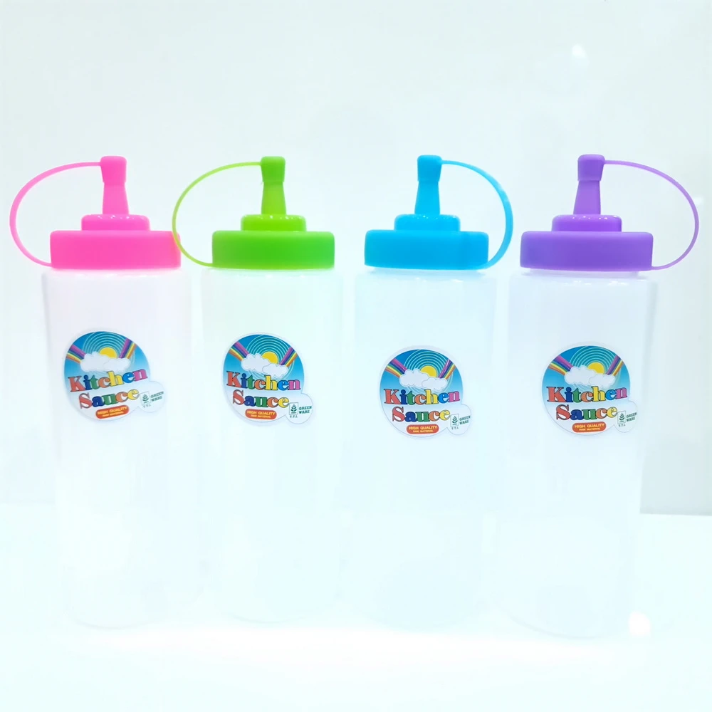 1108 ขวดซอสจัมโบ้ สีใส ธารทิพย์ (12 โหลๆ ละ 190)