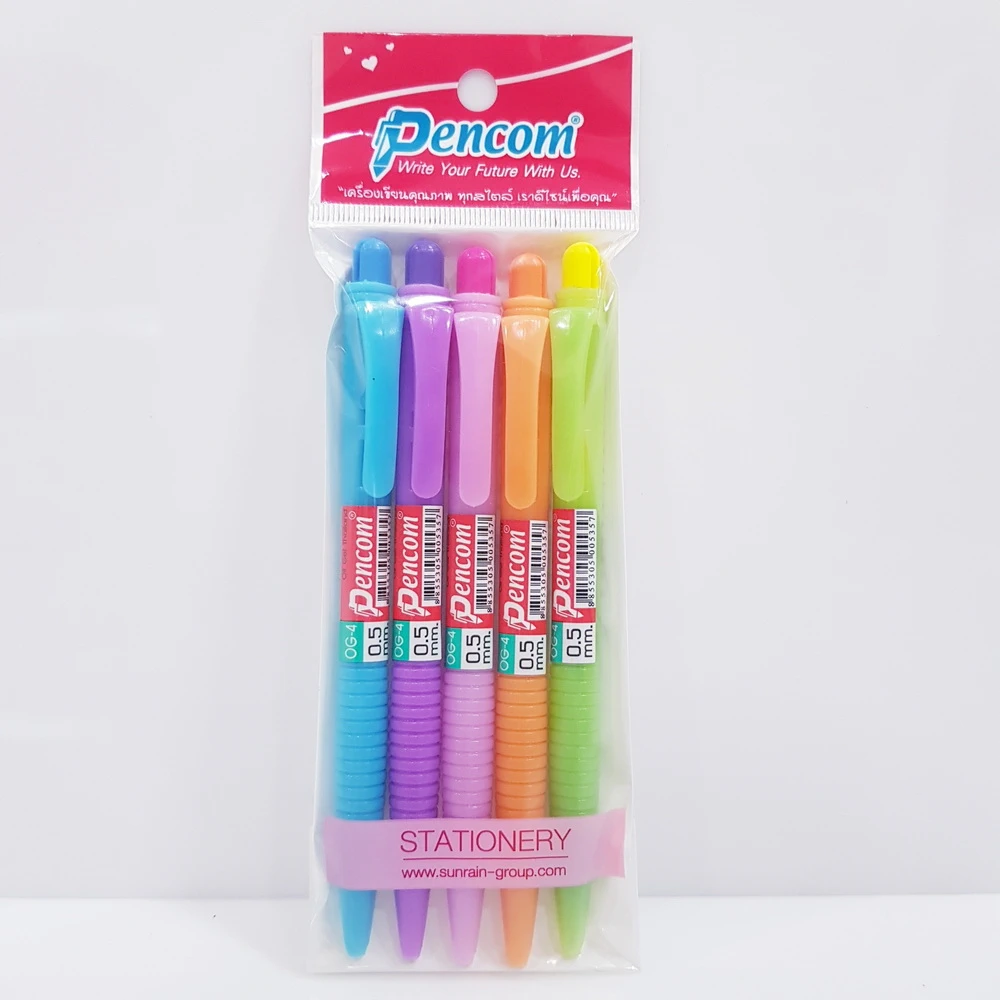 ปากกาลูกลื่นน้ำเงิน แพ็ค 5 ชิ้น