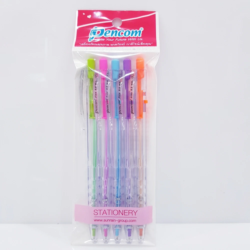 ปากกาลูกลื่นน้ำเงิน แพ็ค 5 ชิ้น
