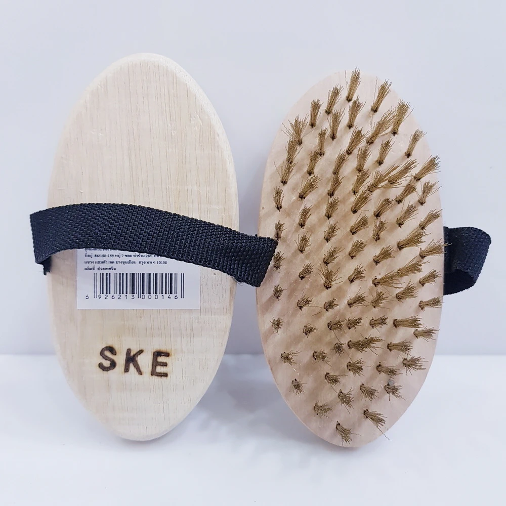 แปรงทองเหลือง ทรงรี