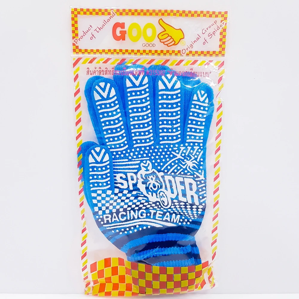 ถุงมือลายรถแข่ง เต็มนิ้ว (5 โหลๆ ละ 156)