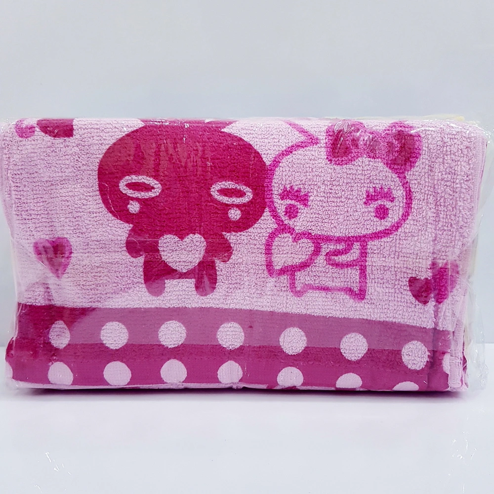 ผ้าขนหนูพิมพ์ลายคละลาย 15x30 ซม.