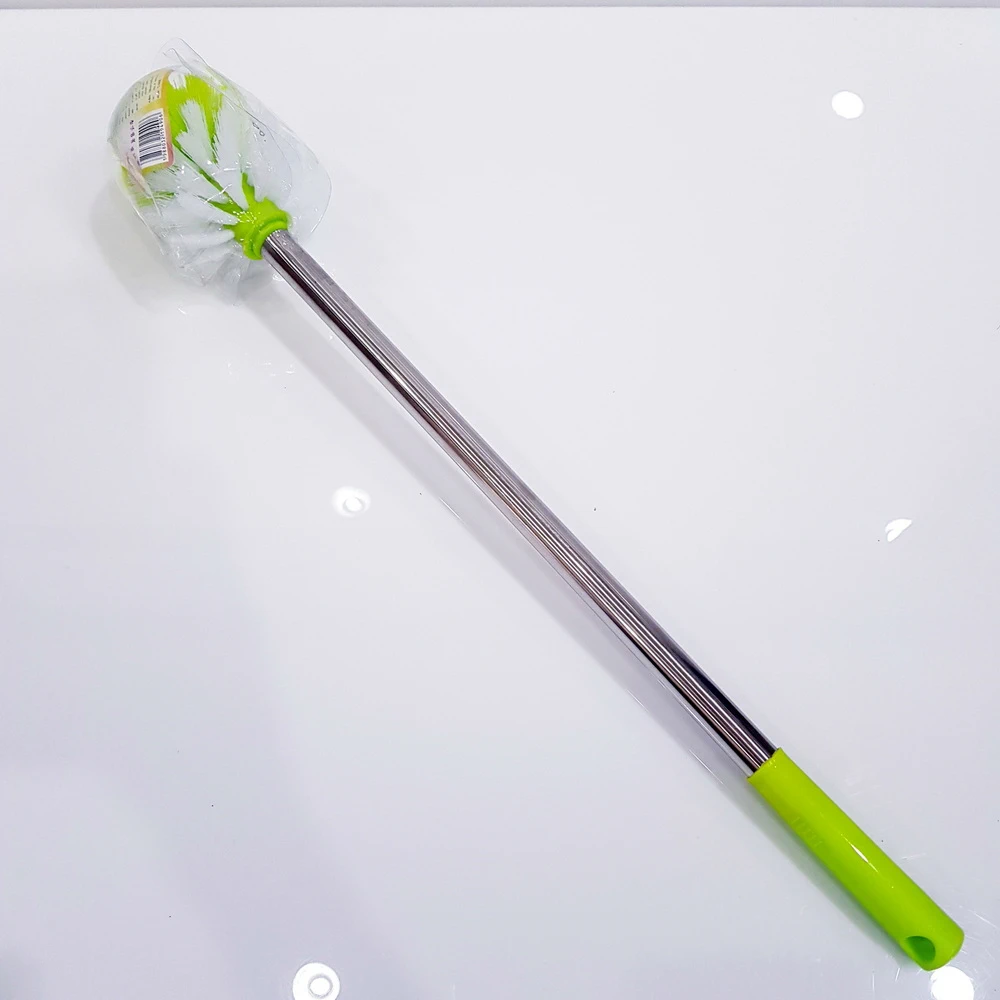 แปรงล้างห้องน้ำหัวกลมด้ามสแตนเลส