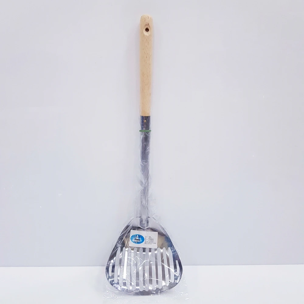 ตะหลิวเชลล์ใหญ่ด้ามไม้ (มัดละ 1 โหล)