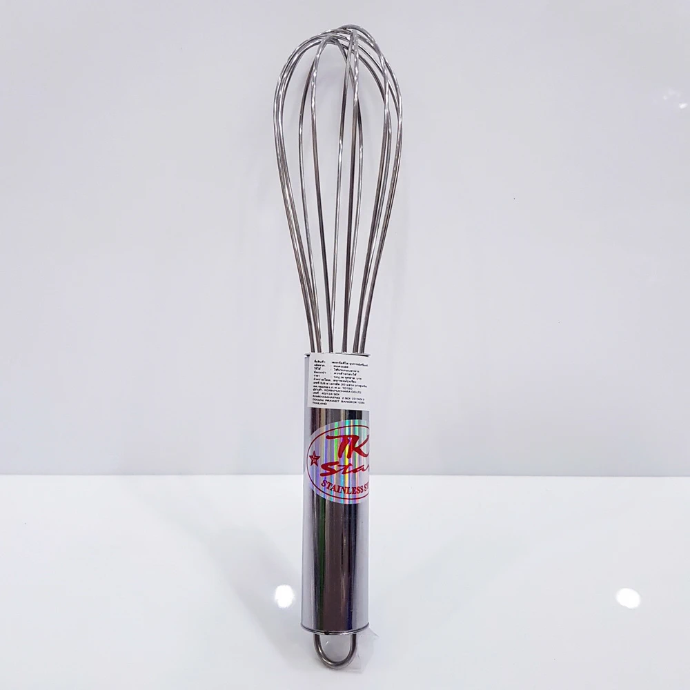 ตะกร้อตีไข่ 6 เส้น 10 นิ้ว TK (NET)