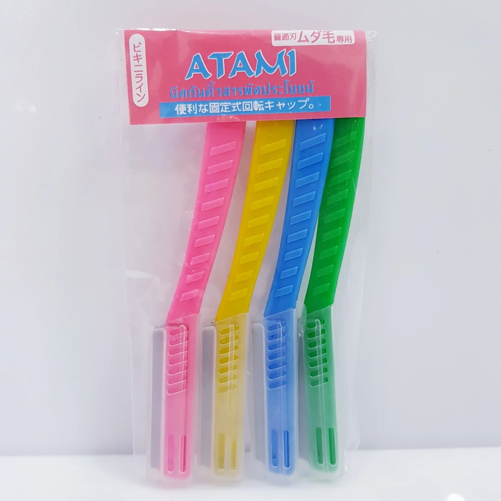 มีดโกนด้ามสีเข้ม 1x4 ตราแมลงปอ