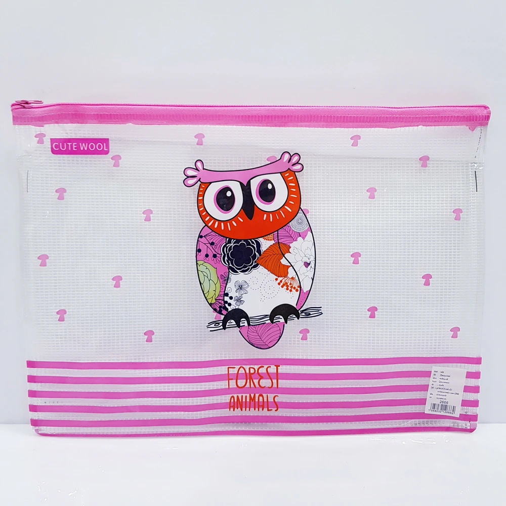 กระเป๋าใส่เอกสารพลาสติกใส A4 (5 โหลๆ ละ 168)