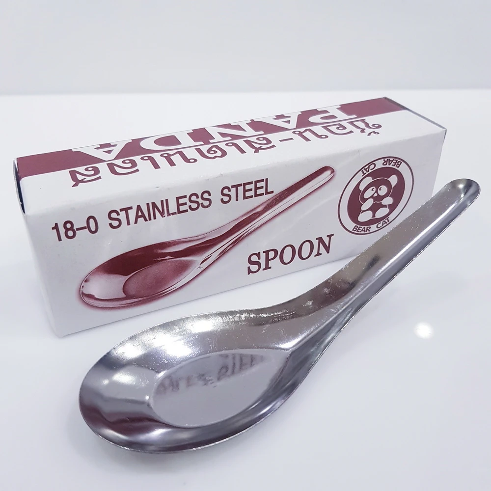 004 ช้อนสั้นตราหมี (กล่องละ 10 กุรุส) (10 กุรุสๆ ละ 175)