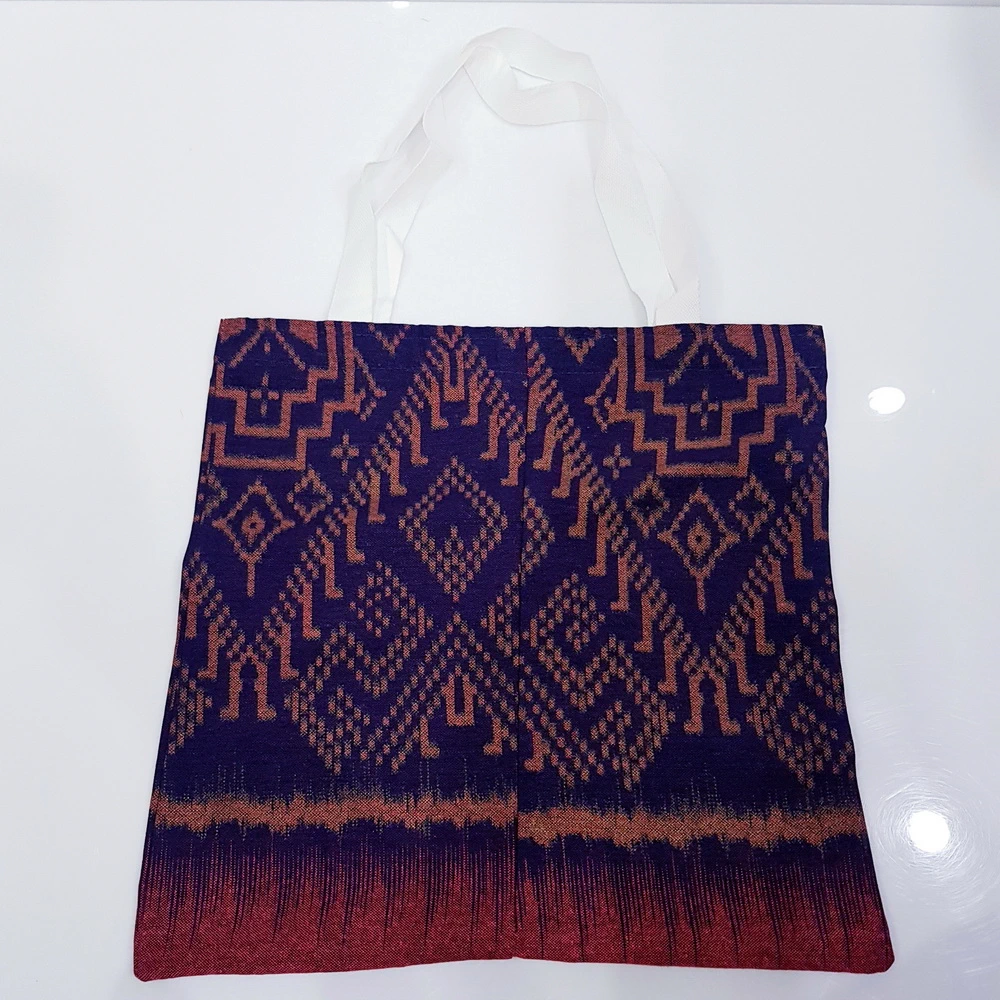 กระเป๋าผ้าไทยมีซิป (NET)