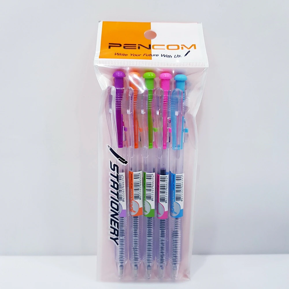 ปากกาลูกลื่นน้ำเงิน แพ็ค 5 ชิ้น