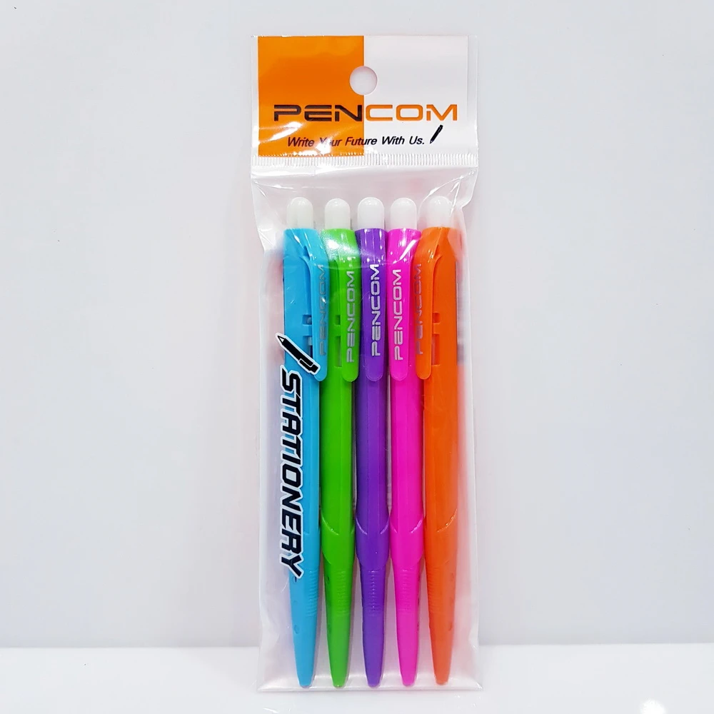 ปากกาลูกลื่นน้ำเงิน แพ็ค 5 ชิ้น
