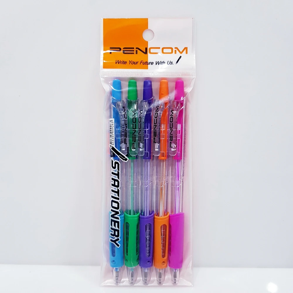 ปากกาลูกลื่นน้ำเงิน แพ็ค 5 ชิ้น