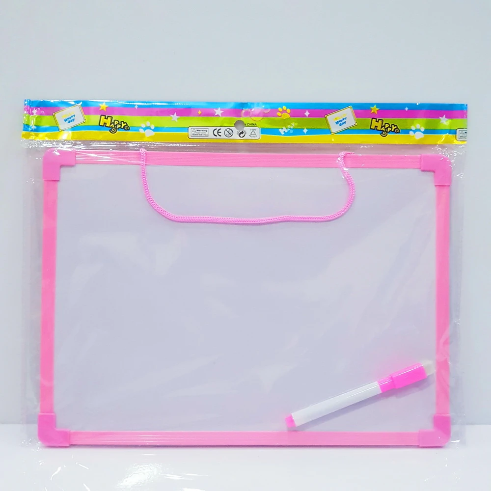 ชุดกระดานไวท์บอร์ด+ปากกา คละสี