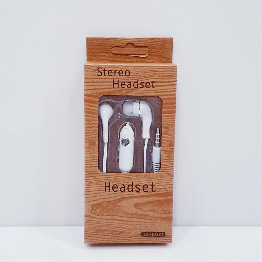 หูฟัง มีสมอลทอร์ค กล่องลายไม้