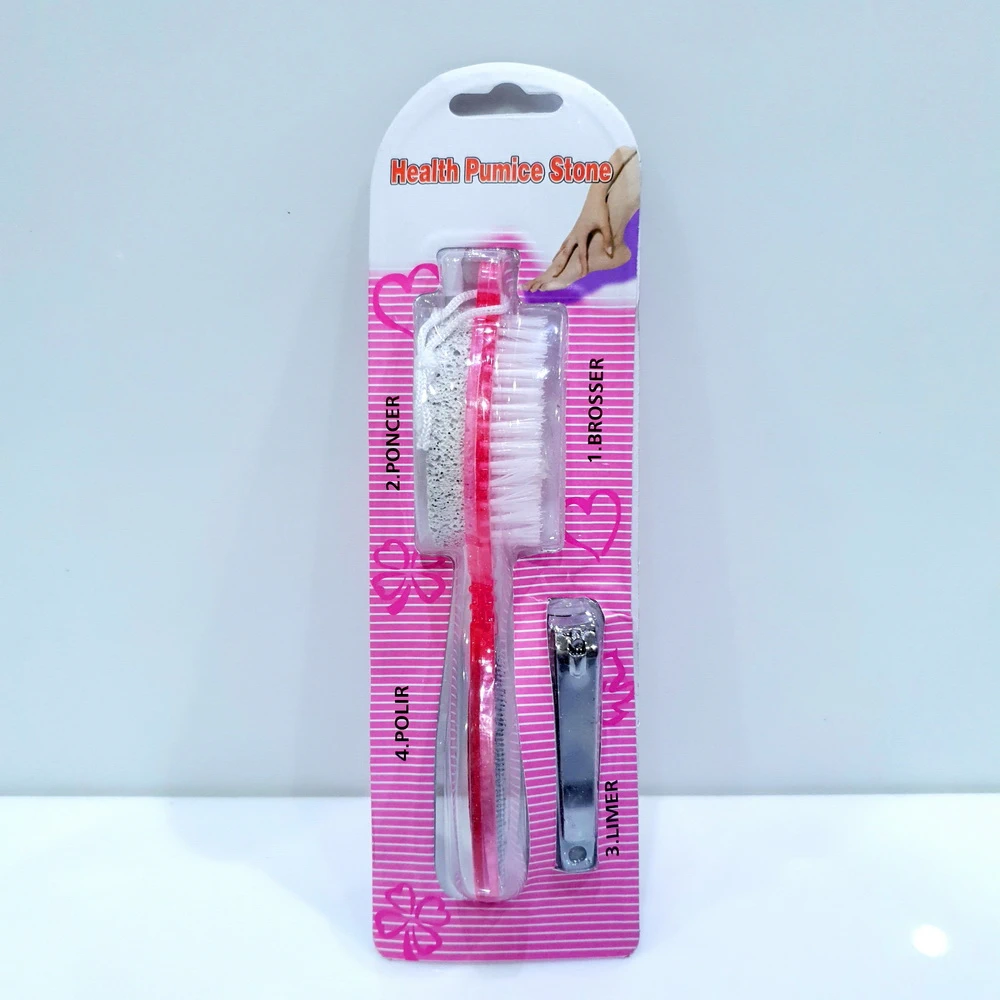 แปรงหินขัดเท้า+ตัดเล็บ