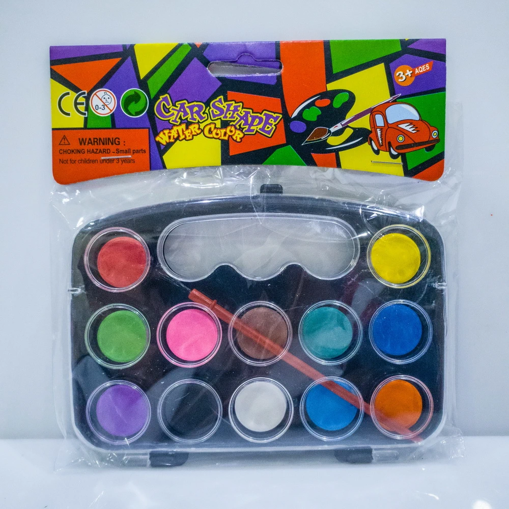 สีน้ำหลุม 12 สี