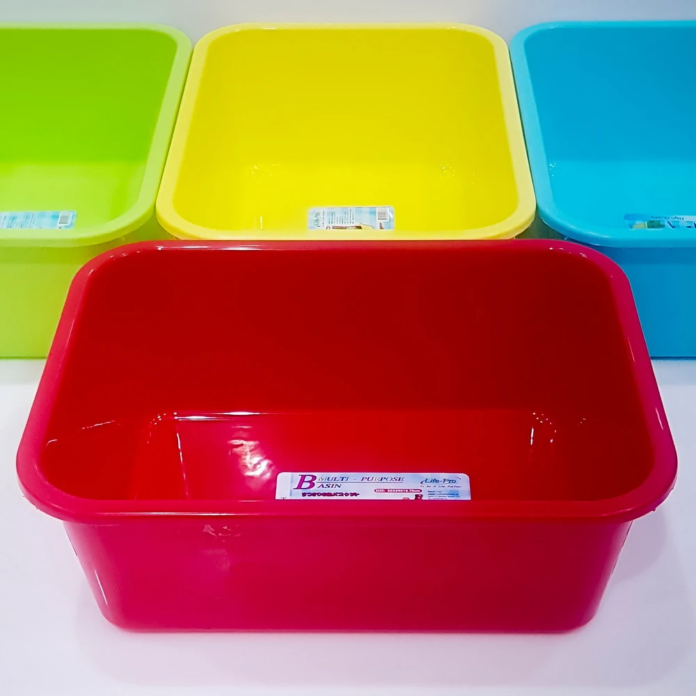 202 กะละมังเหลี่ยม 22x29x10.70 ซม. CP (4 โหลๆ ละ 195)