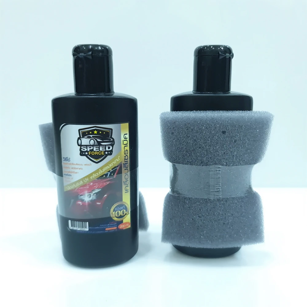 น้ำยาเคลือบเงาสีรถแถมฟองน้ำ SPEED FORCE (กล่องละ 4 โหลๆ ละ 174)