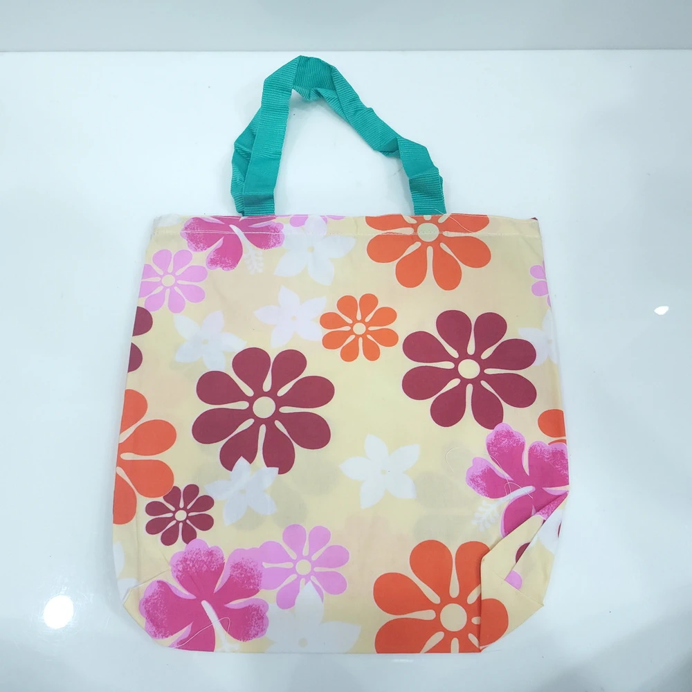 กระเป๋าผ้า 14x15 นิ้ว มีซิป คละลาย