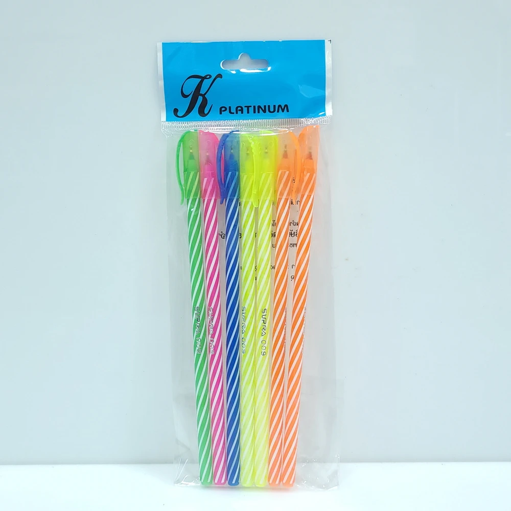 ปากกาอินเดียยาวแพ็ค 7 แท่ง