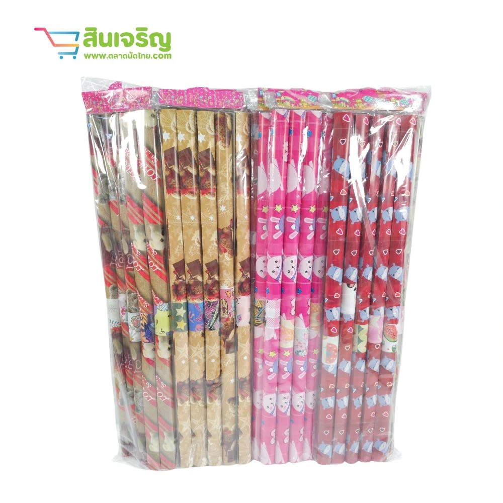 กระดาษห่อของขวัญ 5 แผ่น