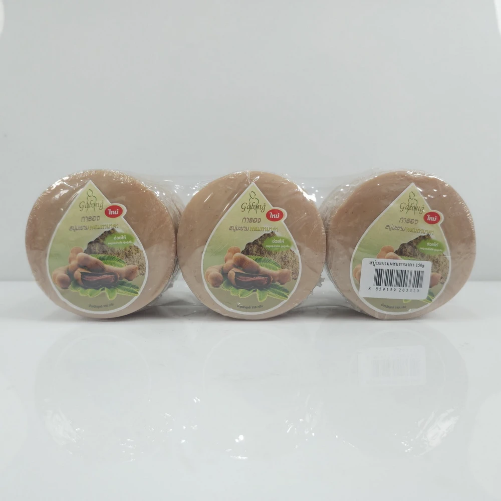 สบู่ Galong สบู่มะขามผสมทานาคา กลม 150 กรัม (6 ก้อน/แพ็ค)