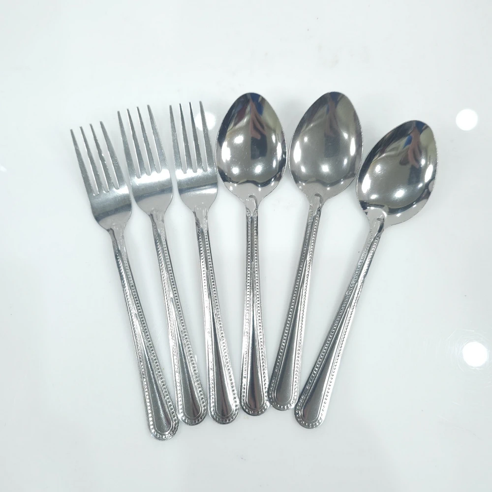 ช้อนส้อมหนา แพ็ค 3 คู่