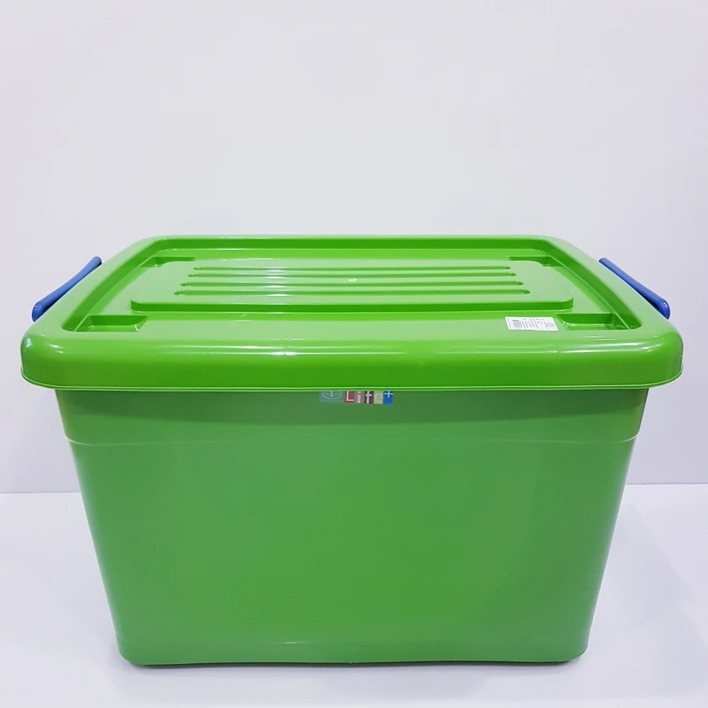 247 กล่องวันเดอร์ฟูล 55 ลิตร 41x56x35 ซม.สีเขียว (มัดละ 12 ใบ) ขายยกมัด