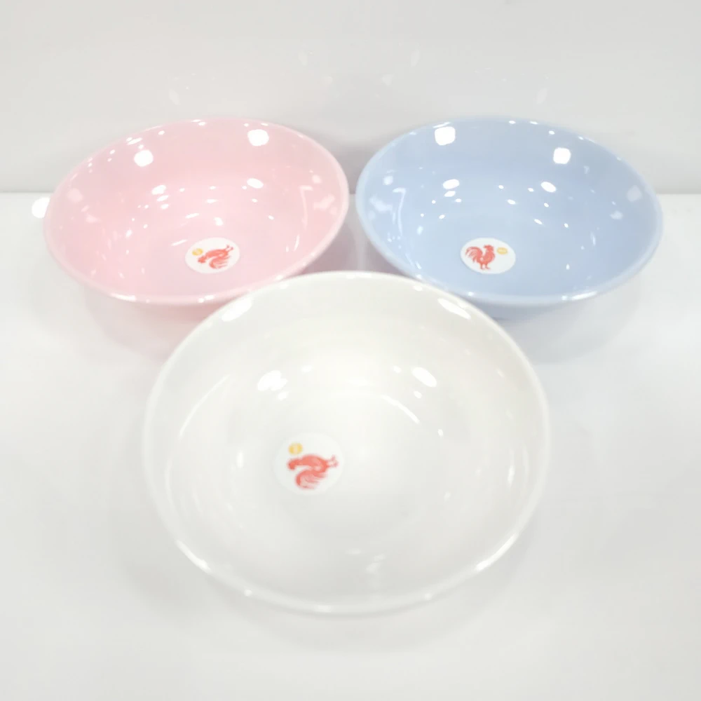 300096 ชามเมลามีนใบบัว 6 นิ้ว สีพื้น (18 โหลๆ ละ 100)