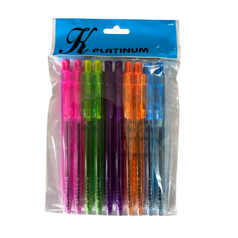 ปากกาลูกลื่นแพ็ค 10 ชิ้น