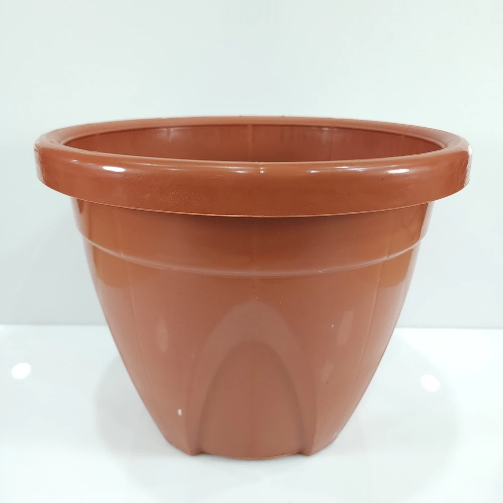 413-2 กระถางต้นไม้โลตัส สีอิฐ (6 โหลๆ ละ 195)