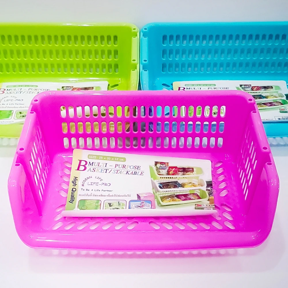 B-508 ชั้นวางของซ้อนได้ คละสี CP (4 โหลๆ ละ 205)