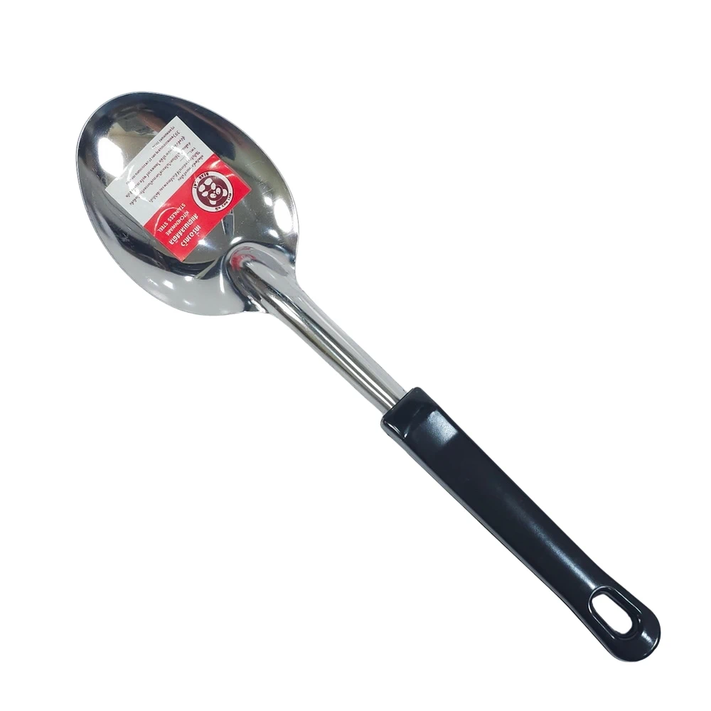 601 ทัพพีจีนด้ามดำ แมวหมี