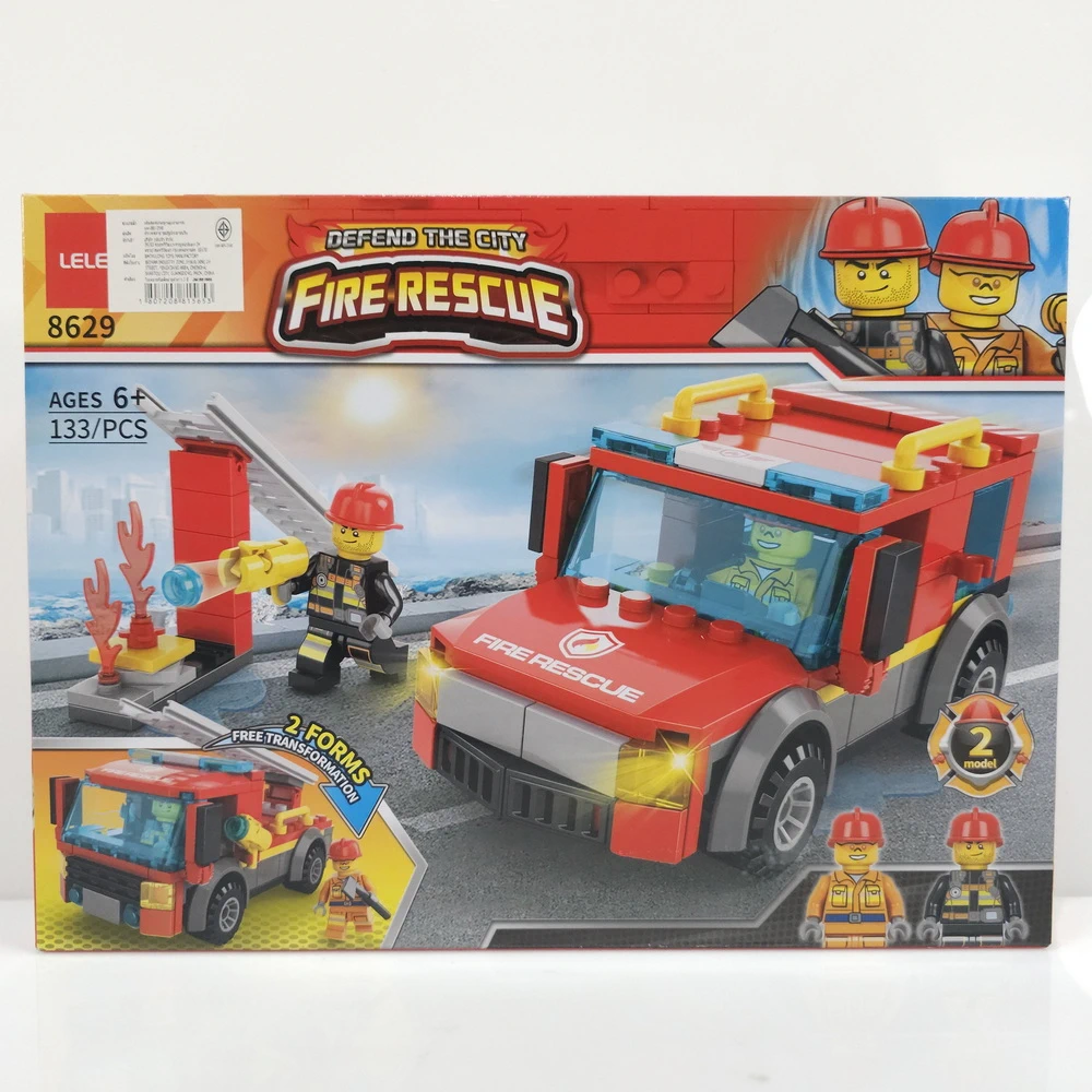 8629 ตัวต่อชุดดับเพลิง 133 ชิ้น