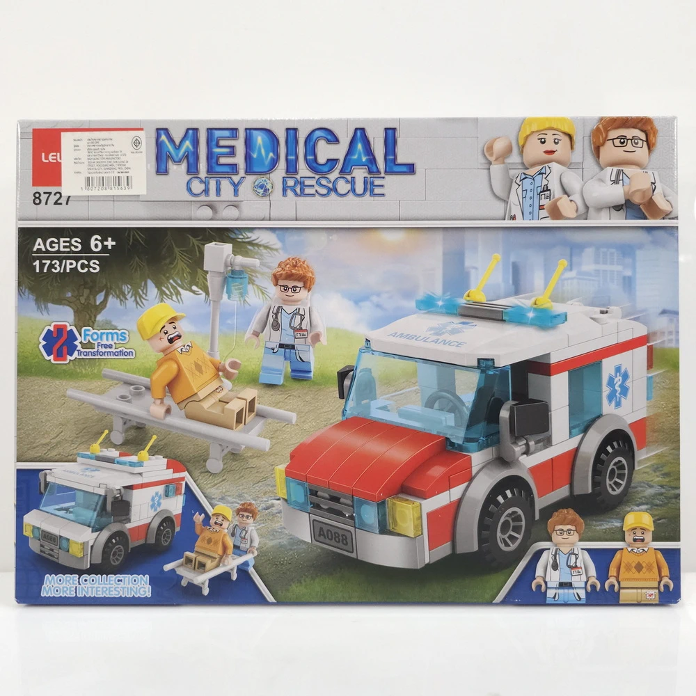 8727 ตัวต่อชุดกู้ภัย 173 ชิ้น