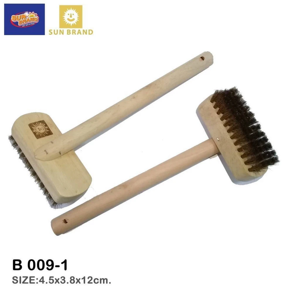 B009-1 แปรงทองเหลืองสี่เหลี่ยมต่อด้าม