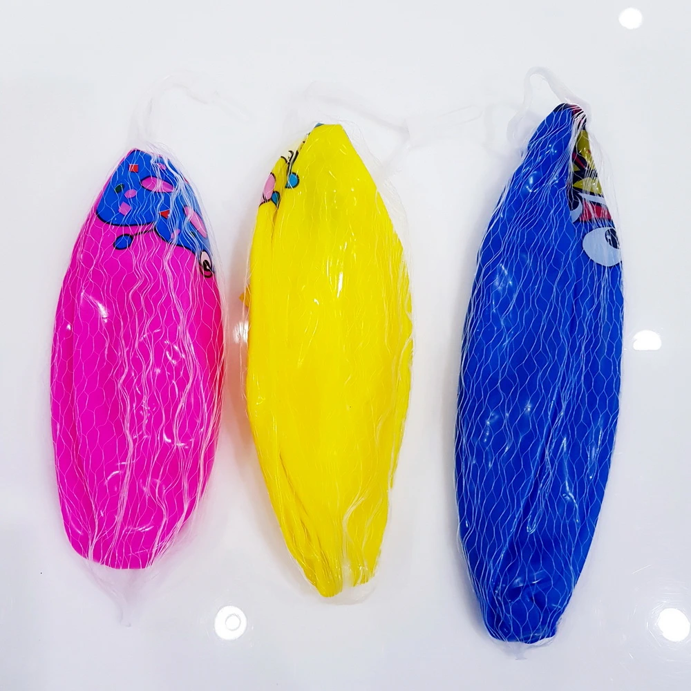 ลูกบอลเป่าลมลายการ์ตูน ถุงตะข่าย