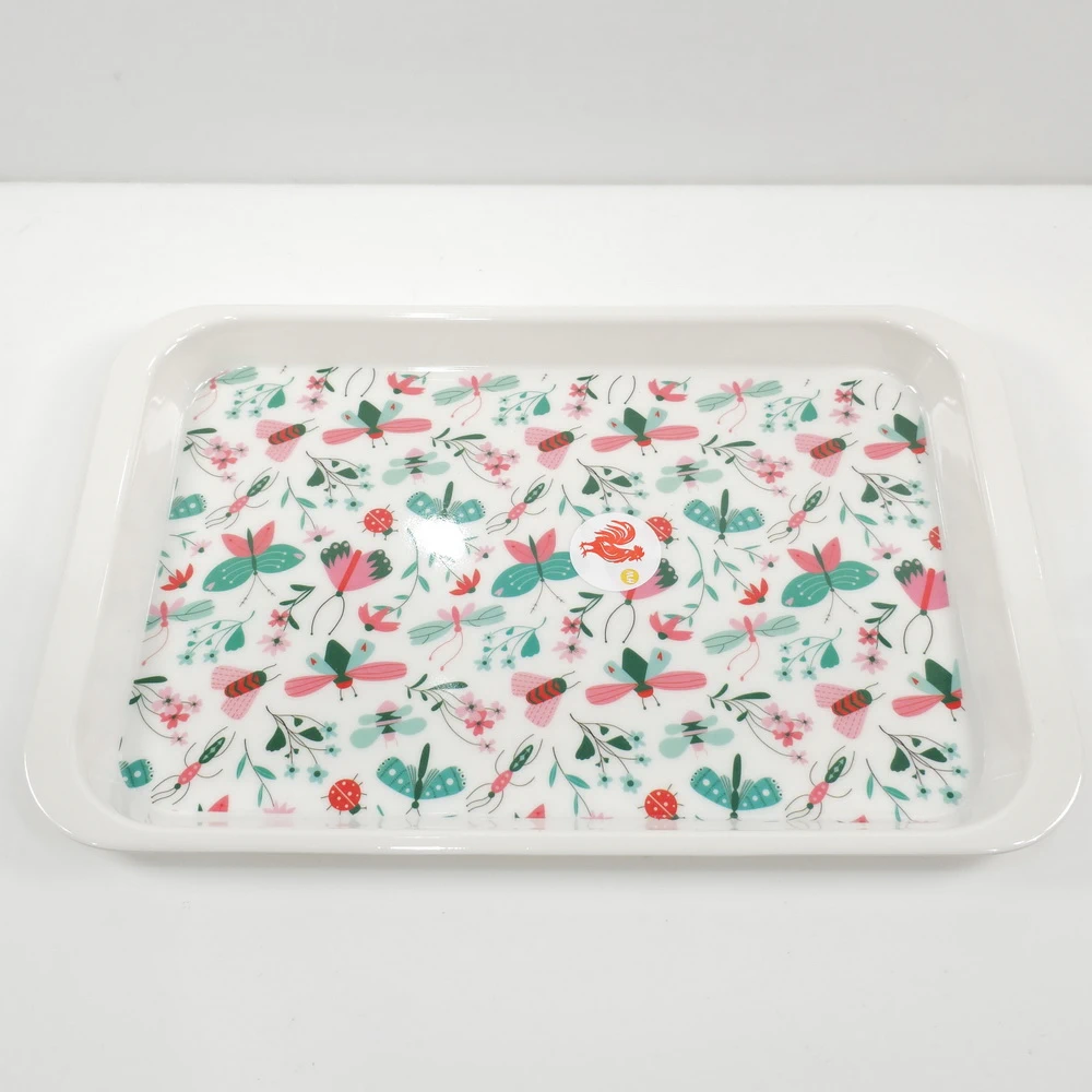 BL0012 ถาดเมลามีนเหลี่ยม 12 นิ้ว