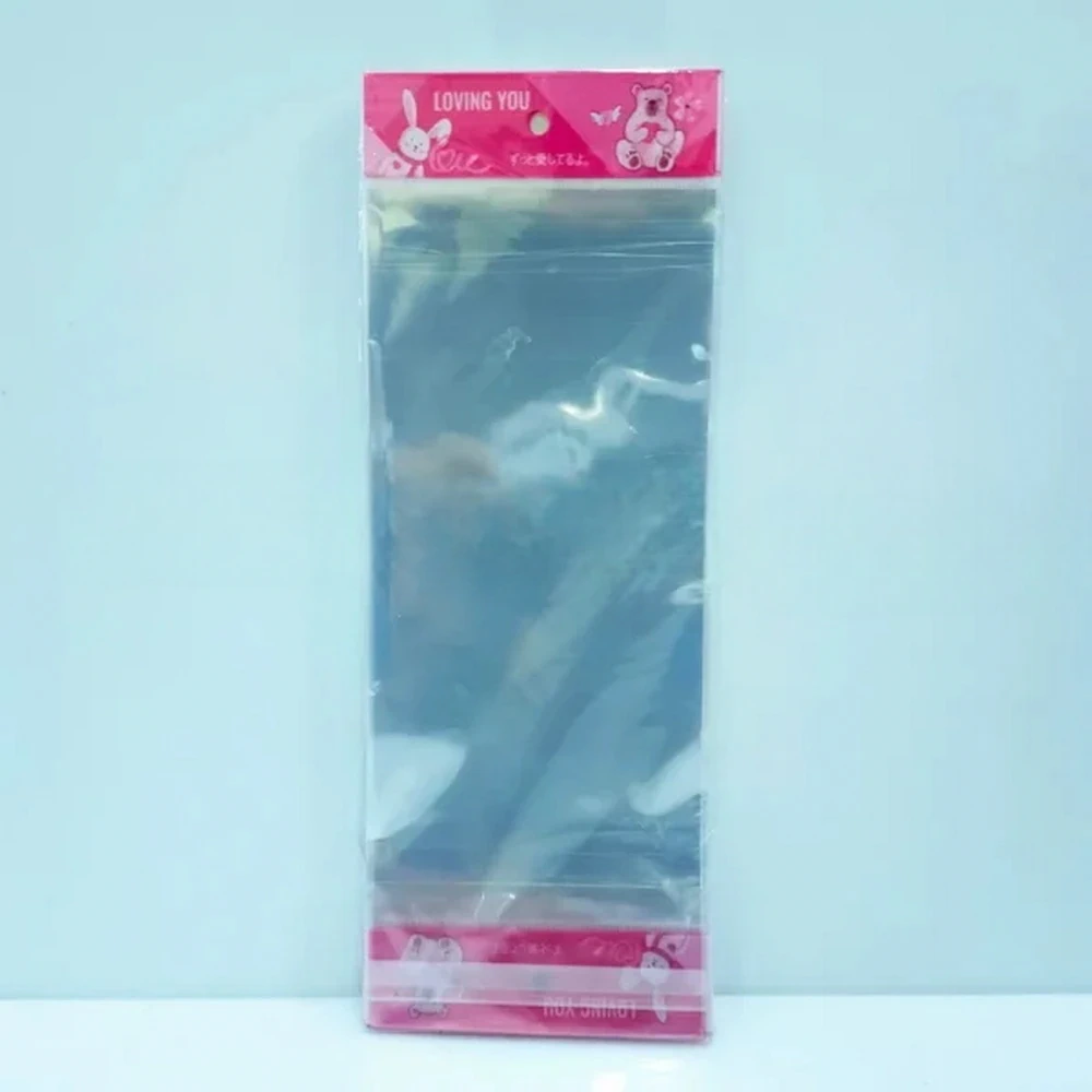 ถุงพิมพ์ลาย Loving You 4.5x9 นิ้ว (หัวแผง 1.25 นิ้ว) แพ็คละ 100 ใบ