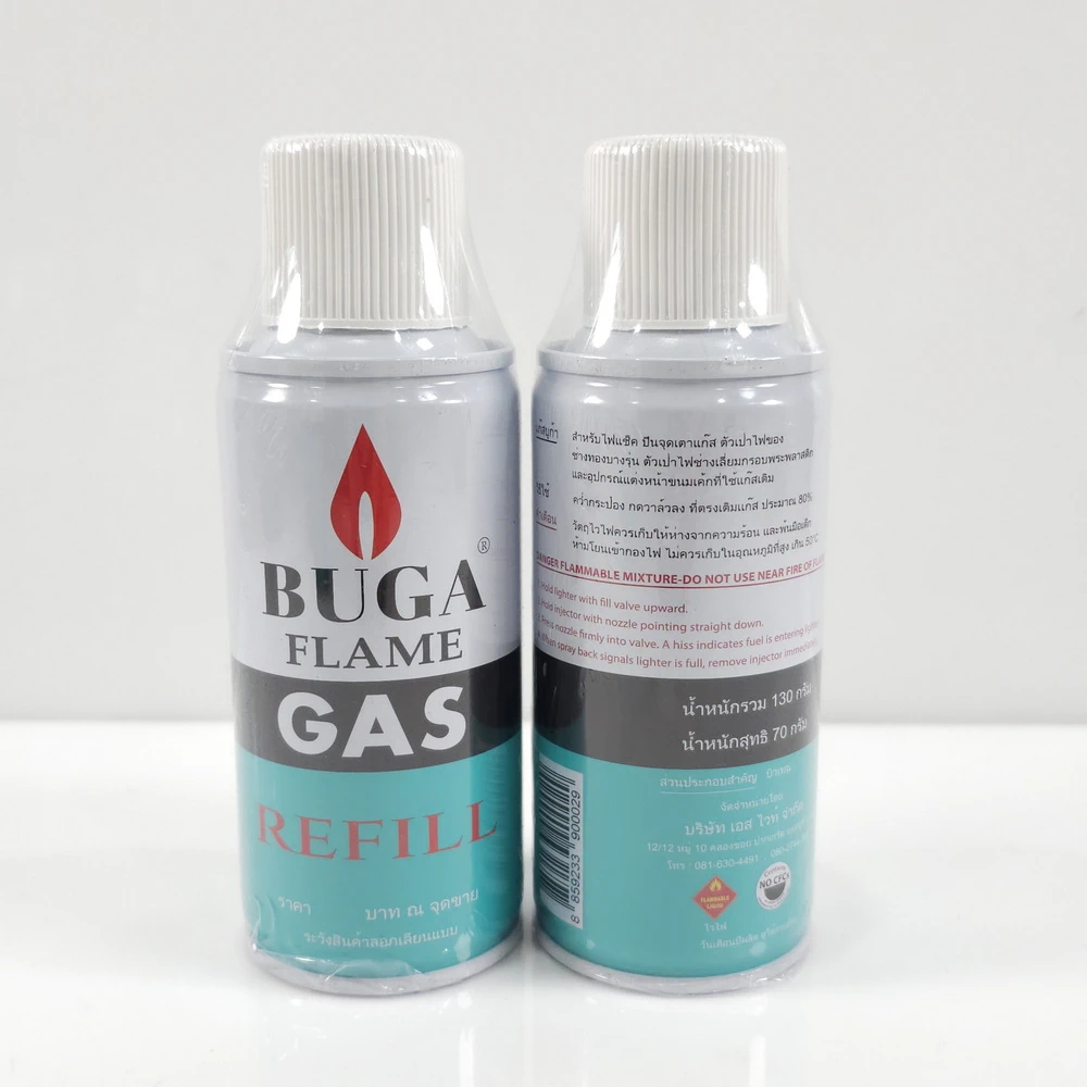 แก๊ส Buga Refill ฝาขาว 70 กรัม