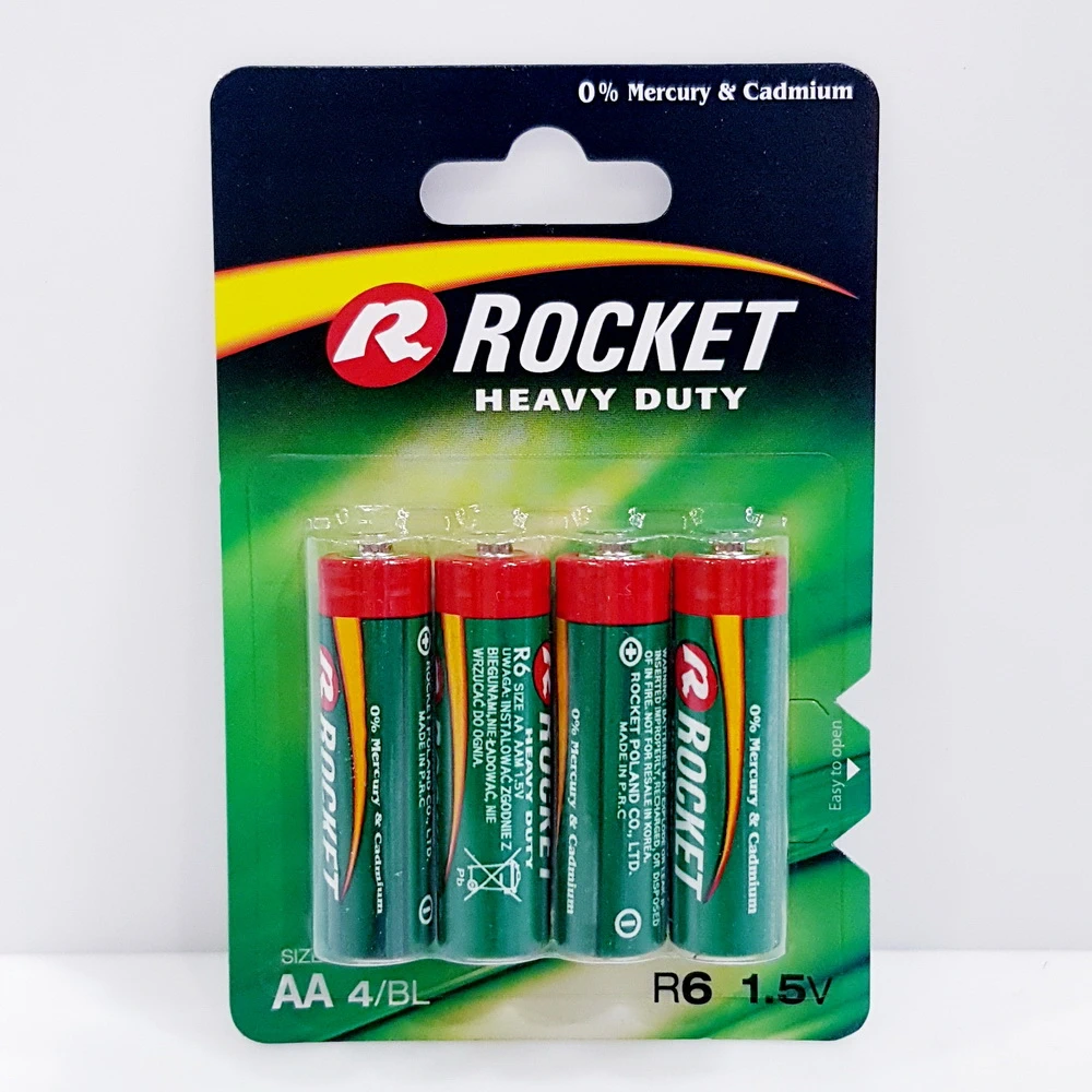 ถ่าน 2A 1x4 Rocket (10 แพ็ค/กล่อง)