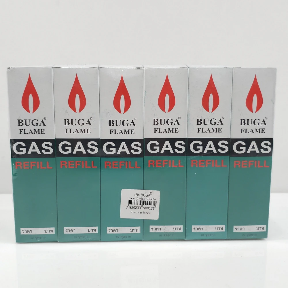 แก๊ส Buga Refill ฝาขาว 30 กรัม