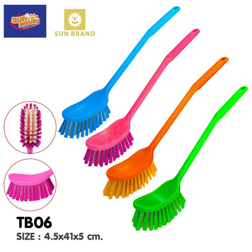 TB06 แปรงล้างห้องน้ำ หัวโค้ง