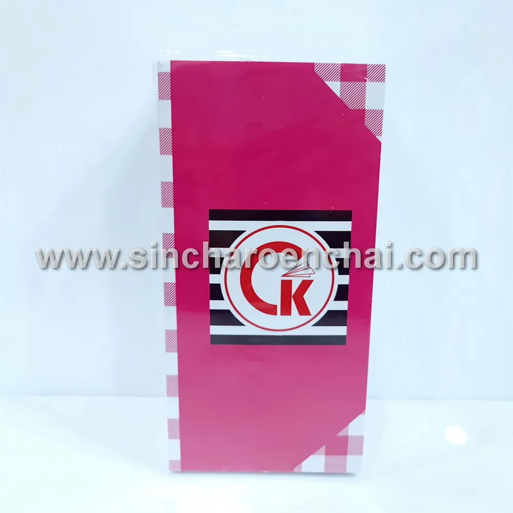 สมุดบัญชีจีนปกมัน สีสด CK