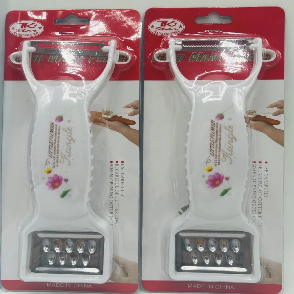 TP-008 ปอกผัก 2 หัวด้ามขาว