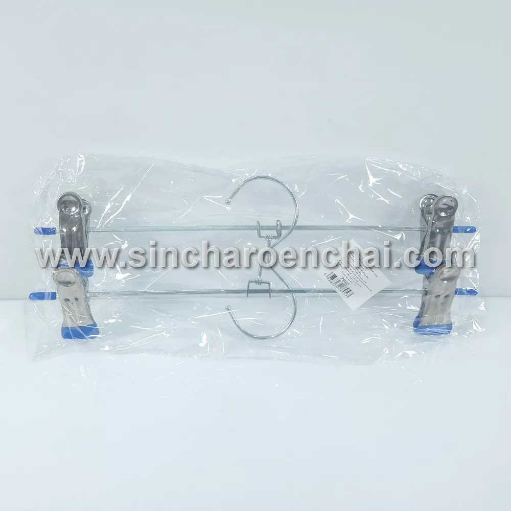 ไม้หนีบกระโปรงสแตนเลส ตัวหนีบสแตนเลส แพ็ค 2 ชิ้น