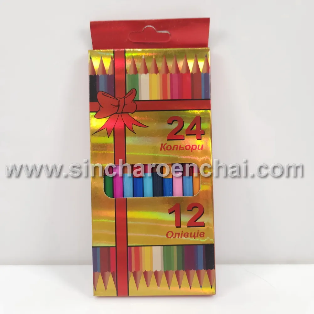 สีไม้ 24 สี